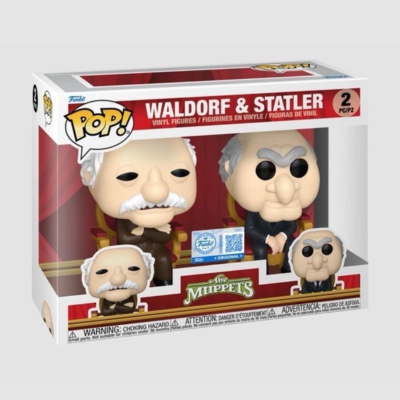 Funko POP! The Muppets WALDORF & STATLER Critics 2-PACK NEW NRFB! - Picture 2 of 8